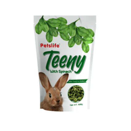 Petslife Teeny with Spinach Pellet Treats for Rabbits