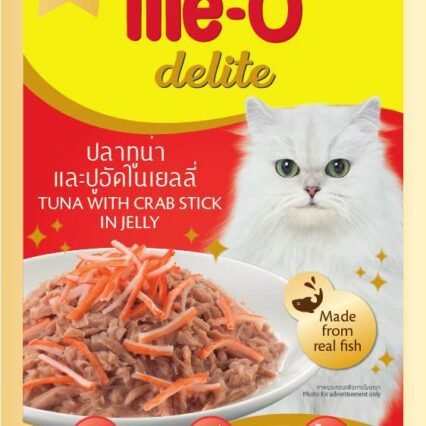 Me-O Delite Tuna With Crab Stick in Jelly Wet Cat Food