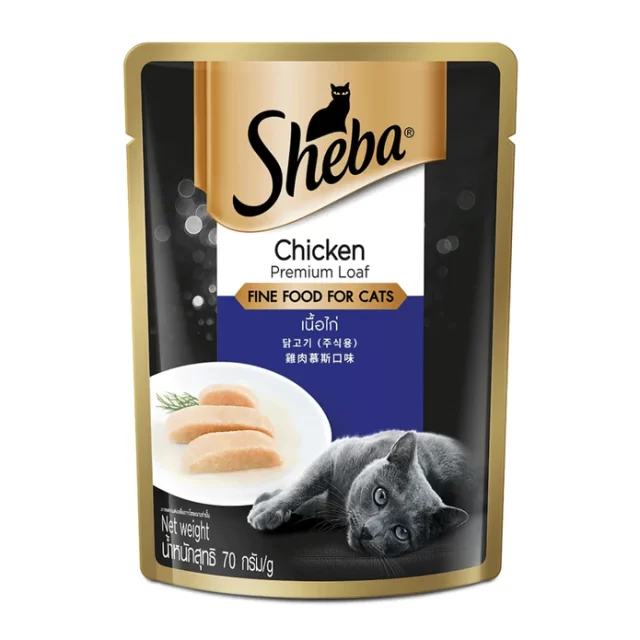 Sheba Rich Chicken Premium Loaf Adult Wet Cat Food