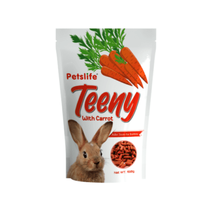 Petslife Teeny with Carrot Pellet Treats for Rabbits