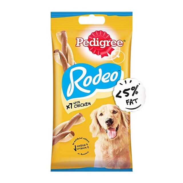 Pedigree Rodeo Duos Treat for Adult Dog, Chicken Flavour