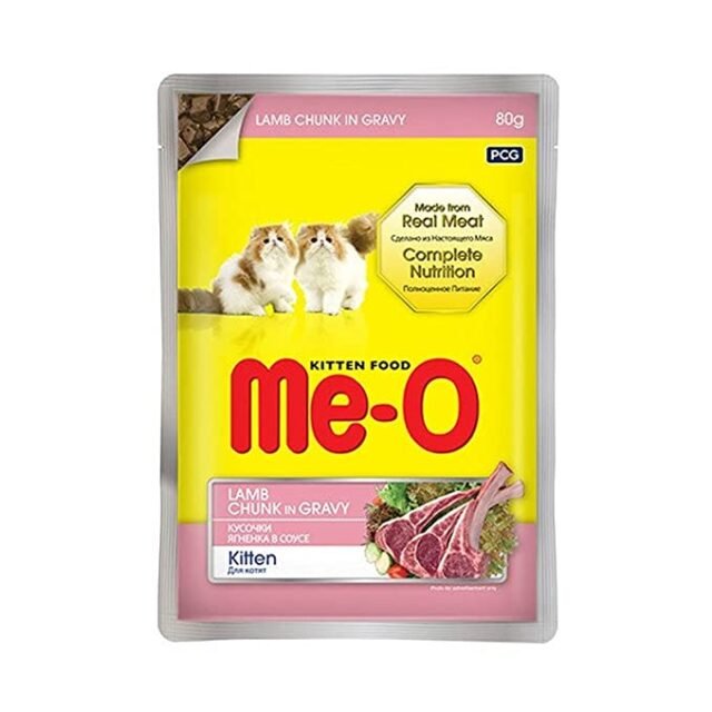 Me-o Lamb Flavour Chunk in Gravy Wet cat Food