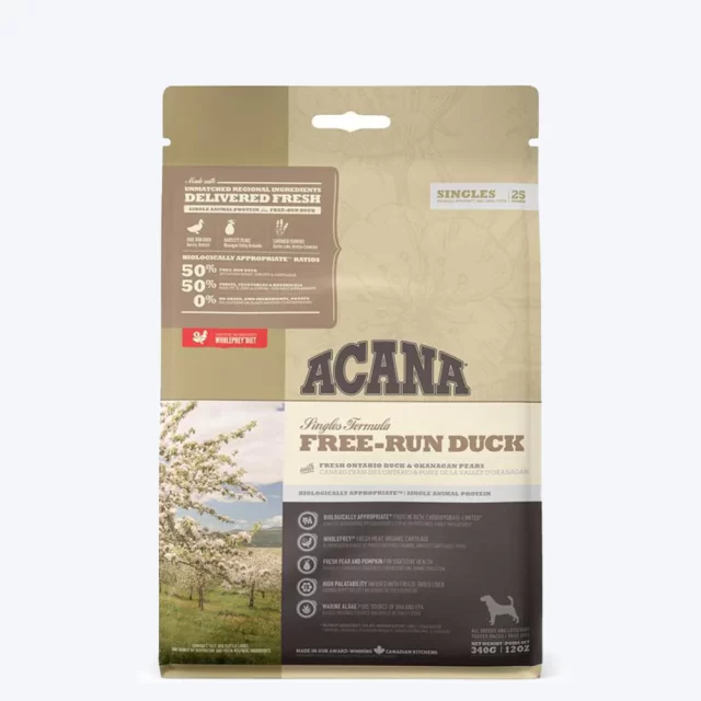 Acana Free-Run Duck Dry Dog Food (All Breeds &Ages)