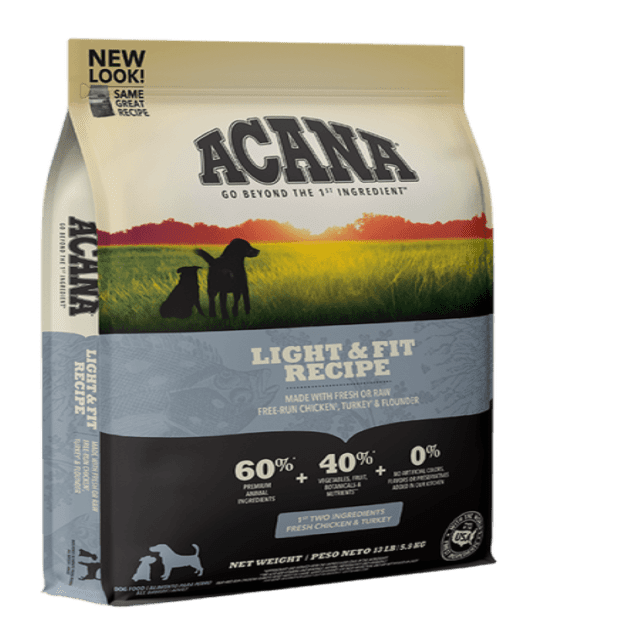 Acana Light & Fit Adult Dog Food (All Breeds)
