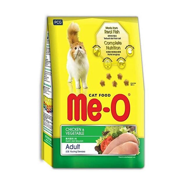 Me-O Chicken and Vegetable Adult Dry Cat Food