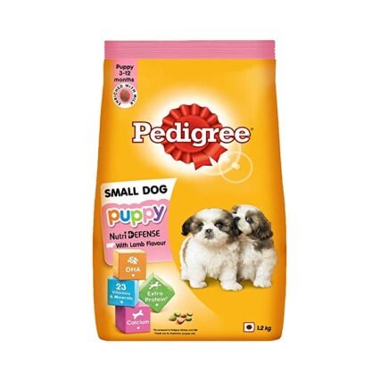 PEDIGREE Puppy Small Dog Dry Food - Lamb &Milk Flavour