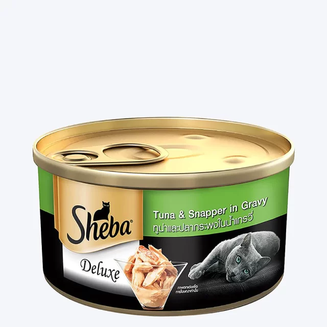 Sheba Tuna White Meat and Snapper in Gravy Adult Wet Cat Food