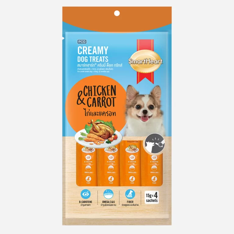 SmartHeart Chicken &Carrot Dog Creamy Treat