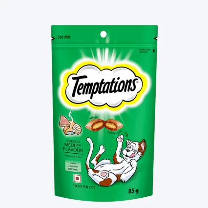 Temptations Cat Treat Seafood Medley 85g