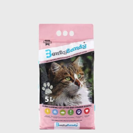 Benty Sandy Ultra Clumping Baby Powder Scented Cat Litter