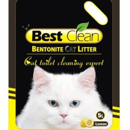 Best Clean Bentonite Toilet Cleaning Expert Cat Litter- Lemon