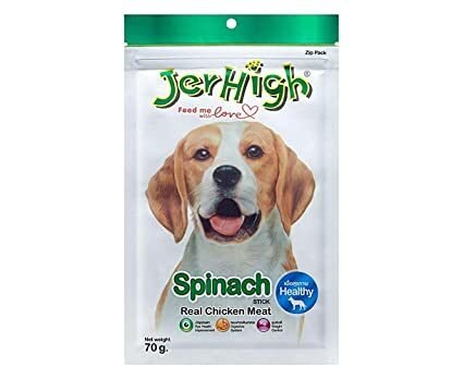 JerHigh Spinach Dog Meaty Treat