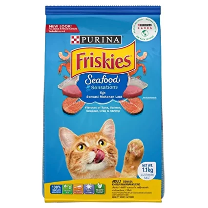 Friskies Seafood Sensation Dry Adult Cat Food