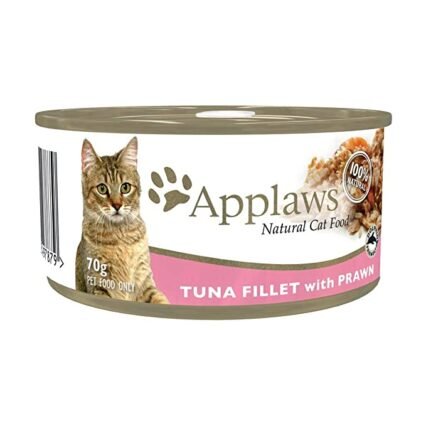 Applaws Natural Tuna Fillet and Prawn Tin Cat Food