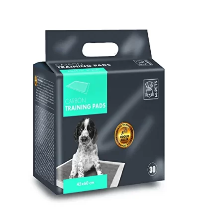 M-Pets Carbon Training Dog Pads Grey - 30 pcs (45cm x 60cm)