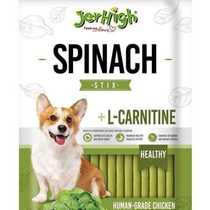 JerHigh Spinach Stix Dog Treat