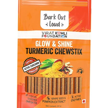 Bark Out Loud Glow & Shine Turmeric Chewstix Treats