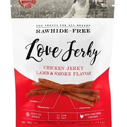 Rena's Love Snack Chicken Jerky Lamb and Smoke Flavor Dog Treat