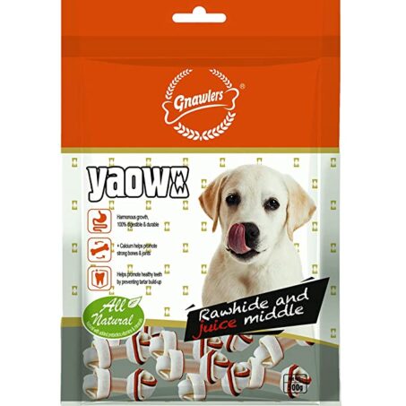 Gnawlers Yaowo Knotted Bone (6 inch) Large