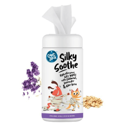 Captain Zack Silky Soothe Hypoallergenic Wipes for Pets