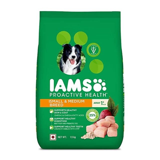IAMS Proactive Health Small & Medium Breed Adult Dry Dog Food (Above 1+ Years)