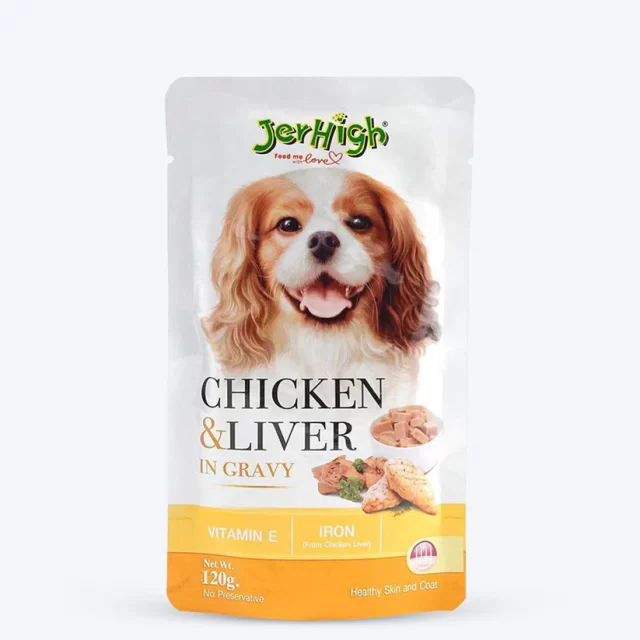 JerHigh Chicken & Liver in Gravy Wet Dog Food
