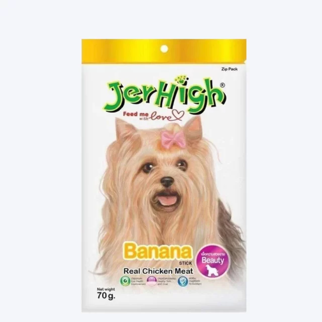 Jer High Fruity Banana Stick Dog Treats