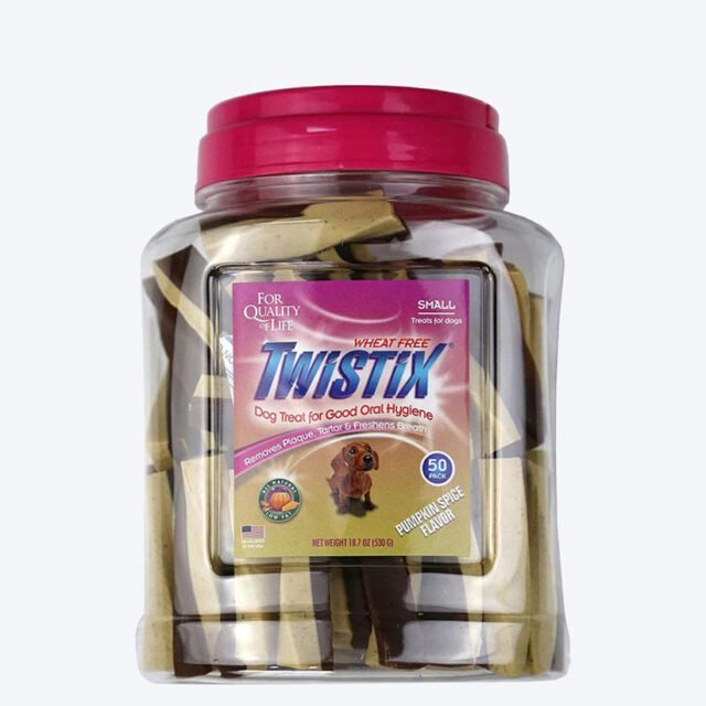 NPIC Twistix Pumpkin Spice Dog Treats (50 Sticks)