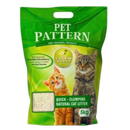 Pet Pattern Cat Litter Green Apple Flavor
