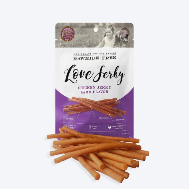 Rena's Recipe Love Jerky Chicken jerky Lamb Flavour Dog Treat