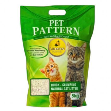 Pet Pattern Cat Litter Lemon Flavor