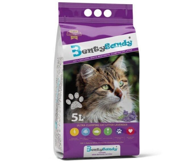 Benty Sandy Ultra Clumping Lavender Scented Cat Litter