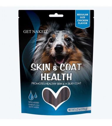 Get Naked Chicken Flavour Skin And Coat Health Dog Treat