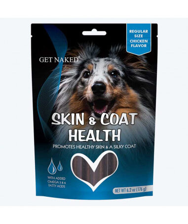 Get Naked Chicken Flavour Skin And Coat Health Dog Treat
