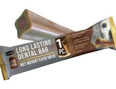Goodies Long Lasting Dental Bar Liver Flavour Dog Treat (Large)