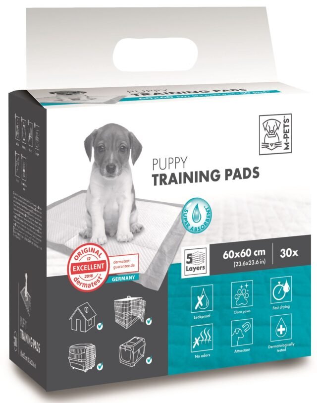 M-Pets Training Pads for Puppies - 30 pcs (60cm X 60cm)