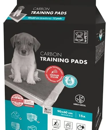 M-PETS Carbon Training Pads 15 PCS (90 X 60 CMS)